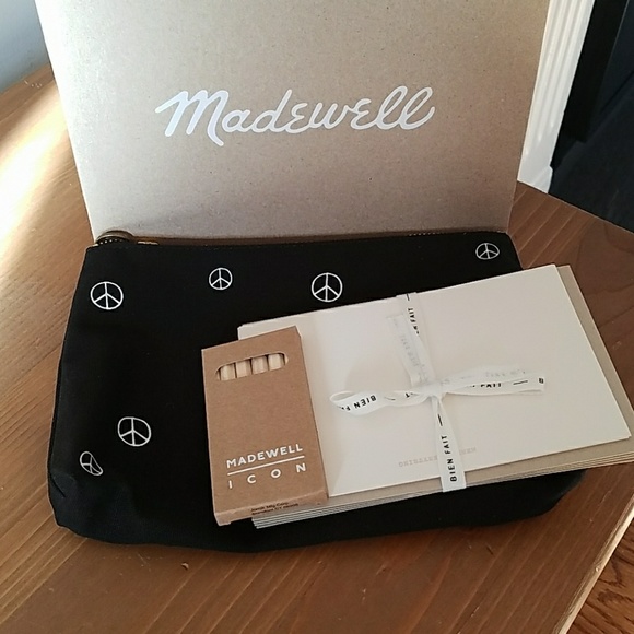 madewell other madewell icon pouch and card set poshmark madewell other madewell icon